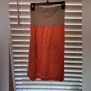 Theory strapless dress